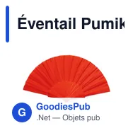 Éventail Pumik - Miniature 9