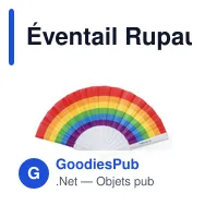 Éventail Rupaul - Miniature 1
