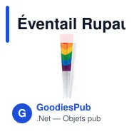 Éventail Rupaul - Miniature 5