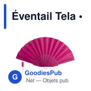 Éventail Tela - Miniature 11