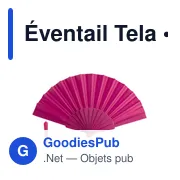 Éventail Tela - Miniature 5
