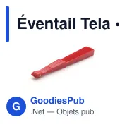 Éventail Tela - Miniature 6