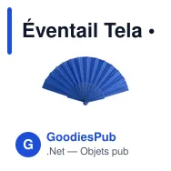 Éventail Tela - Miniature 10
