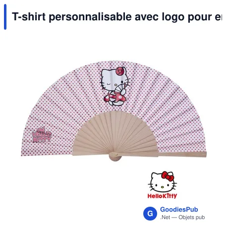 T-shirt personnalisable avec logo pour entreprises et événements