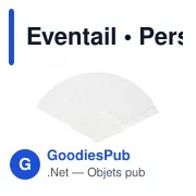 Éventail personnalisable en tissu avec logo - Goodies entreprise - Miniature 1