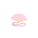 Variante rose - Éventail personnalisable en tissu polyester avec logo - Yanex