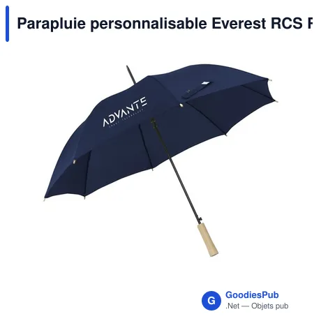 Parapluie personnalisable Everest RCS RPET 23 inch avec logo