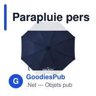 Parapluie personnalisable Everest RCS RPET 23 inch avec logo - Miniature 7