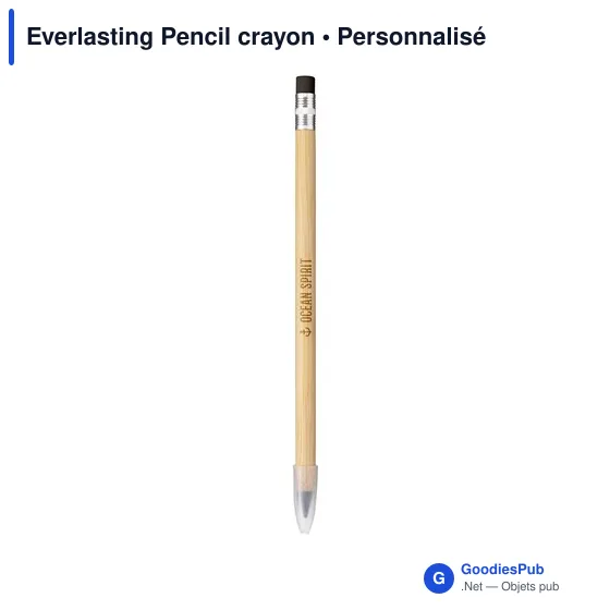 Crayon à papier personnalisable Everlasting Pencil avec logo - Image 3