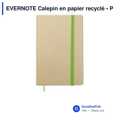 EVERNOTE Calepin en papier recyclé
