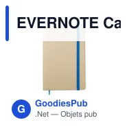 EVERNOTE Calepin en papier recyclé - Miniature 2