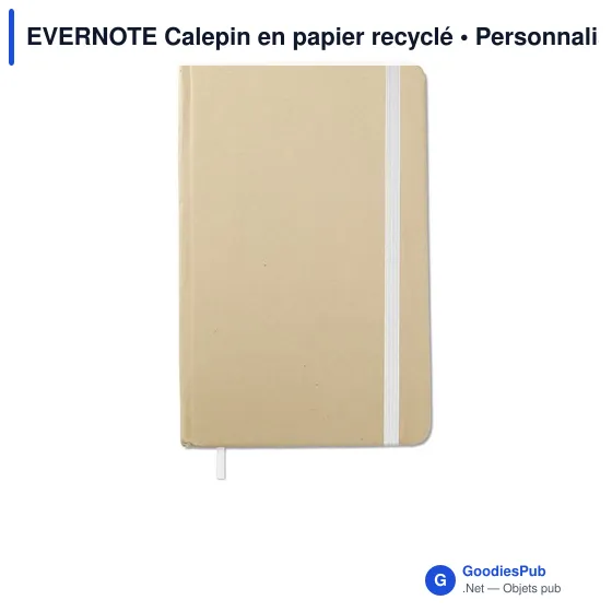 EVERNOTE Calepin en papier recyclé - Image 6