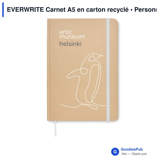 EVERWRITE Carnet A5 en carton recyclé - Image 3