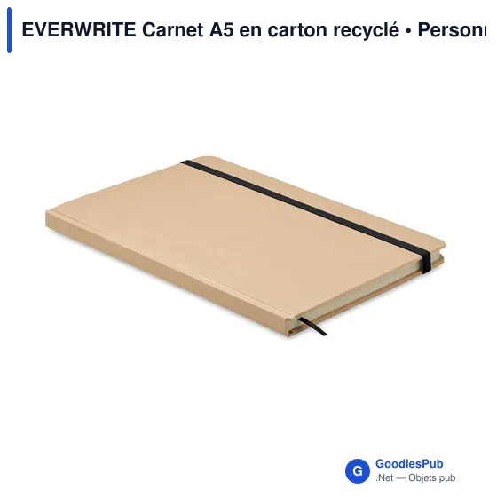 EVERWRITE Carnet A5 en carton recyclé - Image 4