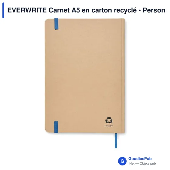 EVERWRITE Carnet A5 en carton recyclé - Image 7