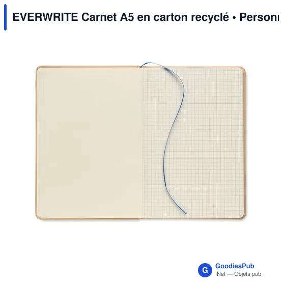 EVERWRITE Carnet A5 en carton recyclé - Image 8
