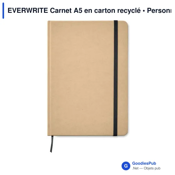 EVERWRITE Carnet A5 en carton recyclé - Image 1
