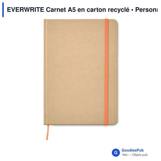 EVERWRITE Carnet A5 en carton recyclé - Image 12