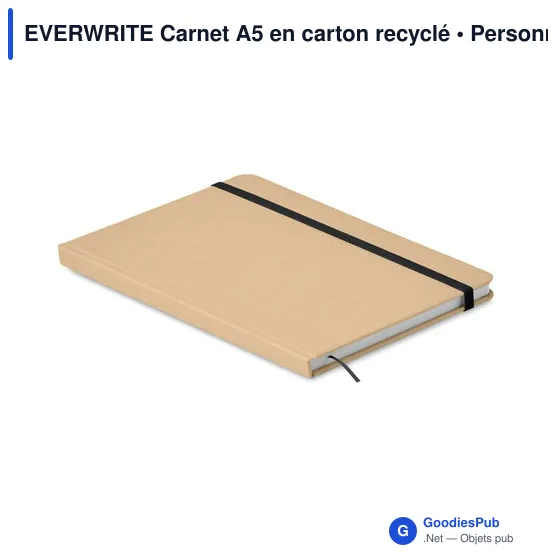 EVERWRITE Carnet A5 en carton recyclé - Image 3