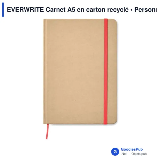 EVERWRITE Carnet A5 en carton recyclé - Image 7