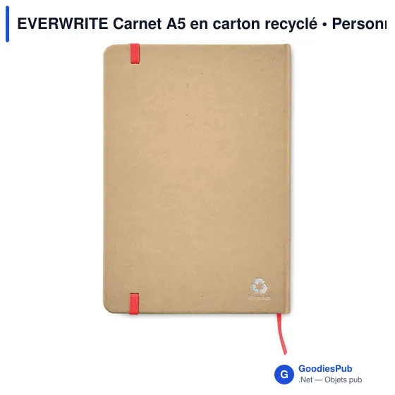 EVERWRITE Carnet A5 en carton recyclé - Image 8