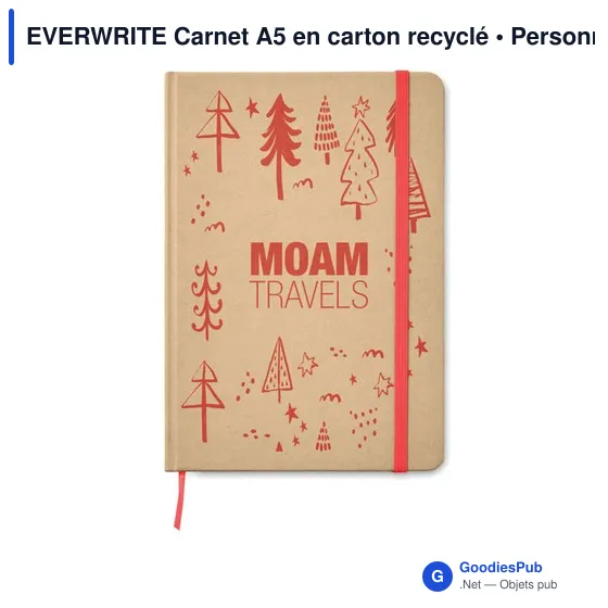 EVERWRITE Carnet A5 en carton recyclé - Image 9