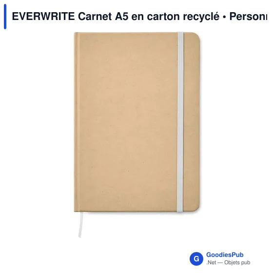 EVERWRITE Carnet A5 en carton recyclé - Image 10