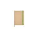 Variante vert citron - EVERWRITE Carnet A5 en carton recyclé
