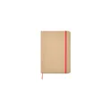 Variante rouge - EVERWRITE Carnet A5 en carton recyclé