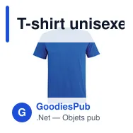 T-shirt unisexe personnalisable en coton recyclé - EXPLORERavec logo - Miniature 4