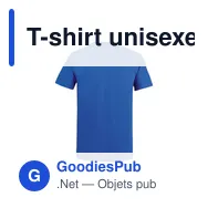 T-shirt unisexe personnalisable en coton recyclé - EXPLORERavec logo - Miniature 8
