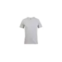 Variante gris chiné - T-shirt unisexe personnalisable en coton recyclé - EXPLORERavec logo