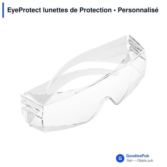 Lunettes de sécurité personnalisables EyeProtect avec logo - Image 4