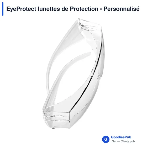 Lunettes de sécurité personnalisables EyeProtect avec logo - Image 5