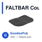 FALTBAR Coussin de siège pliable - Miniature 5