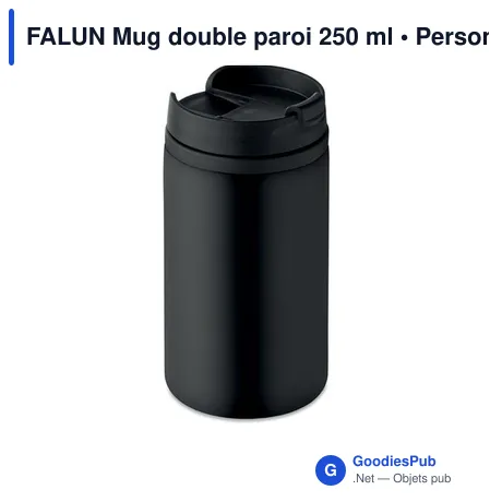 FALUN Mug double paroi 250 ml