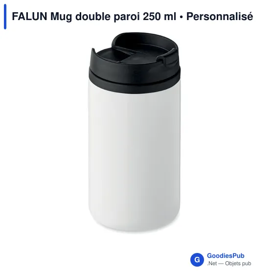 FALUN Mug double paroi 250 ml - Image 4