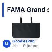 FAMA Grand sac shopping en RPET - Miniature 2