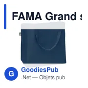 FAMA Grand sac shopping en RPET - Miniature 4