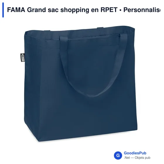 FAMA Grand sac shopping en RPET - Image 4