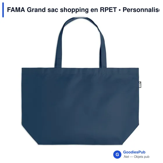 FAMA Grand sac shopping en RPET - Image 5