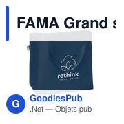 FAMA Grand sac shopping en RPET - Miniature 7