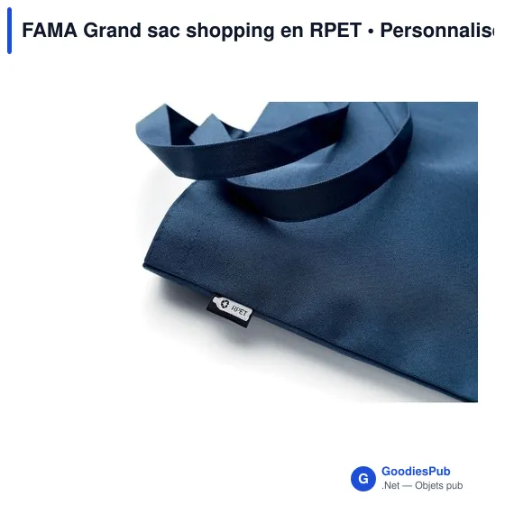 FAMA Grand sac shopping en RPET - Image 8