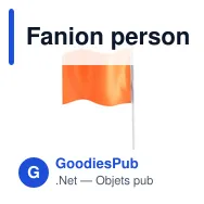 Fanion personnalisable en polyester avec logo - Fanion Rolof - Miniature 3