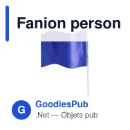 Fanion personnalisable en polyester avec logo - Fanion Rolof - Miniature 6