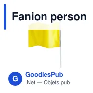 Fanion personnalisable en polyester avec logo - Fanion Rolof - Miniature 9