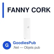 FANNY CORK Eventail en bois et liège - Miniature 5