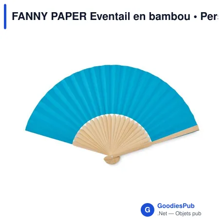 FANNY PAPER Eventail en bambou