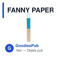 FANNY PAPER Eventail en bambou - Miniature 2