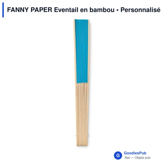 FANNY PAPER Eventail en bambou - Image 2